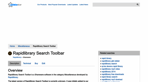 rapidlibrary-search-toolbar.updatestar.com