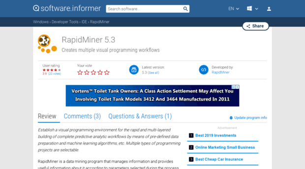 rapidminer.software.informer.com
