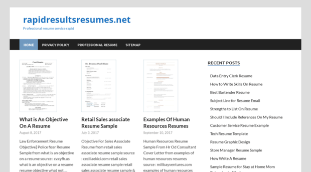 rapidresultsresumes.net