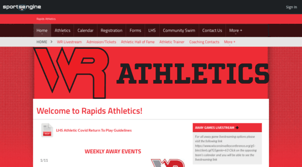 rapidsathletics.org