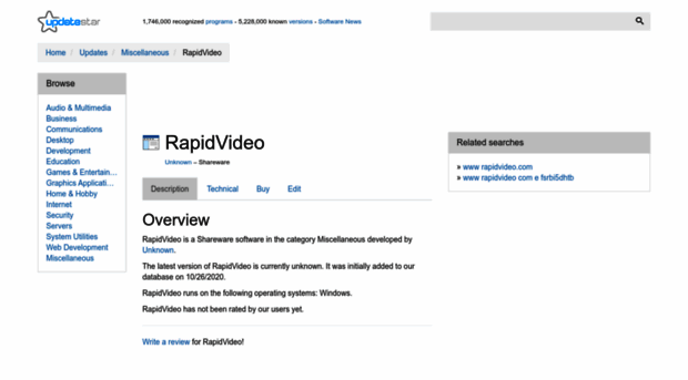 rapidvideo.updatestar.com