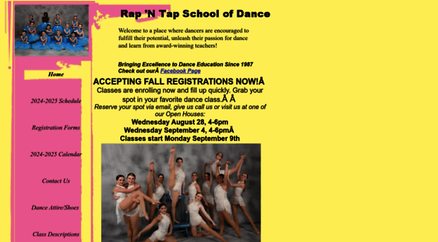 rapntapdanceschool.com