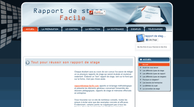 rapportdestage-facile.com