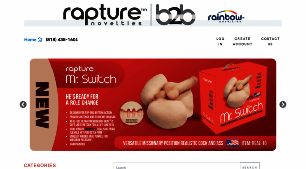 rapturenovelties.com