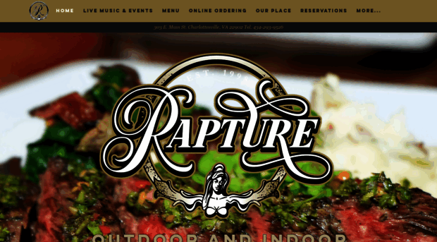 rapturerestaurant.com