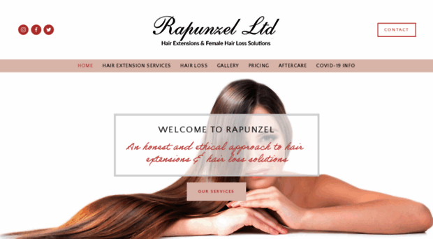 rapunzelhairextensions.com