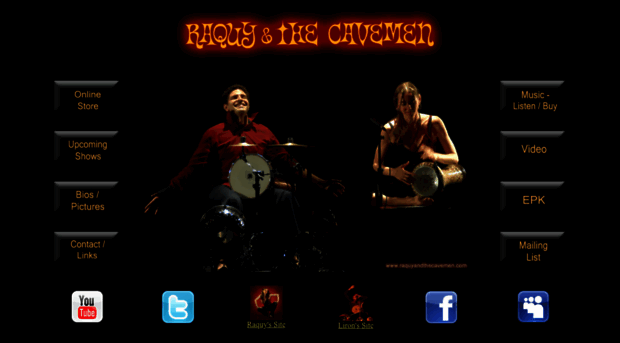 raquyandthecavemen.com
