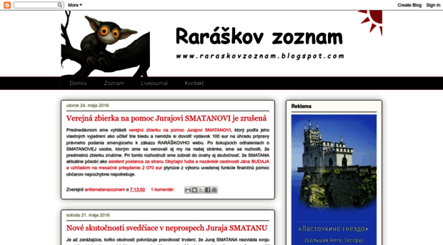 raraskovzoznam.blogspot.sk