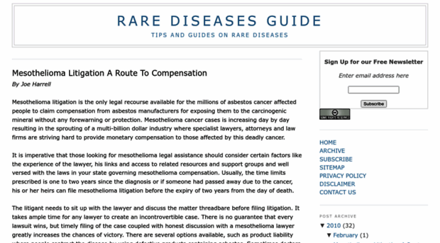 rarediseasesguide.blogspot.com