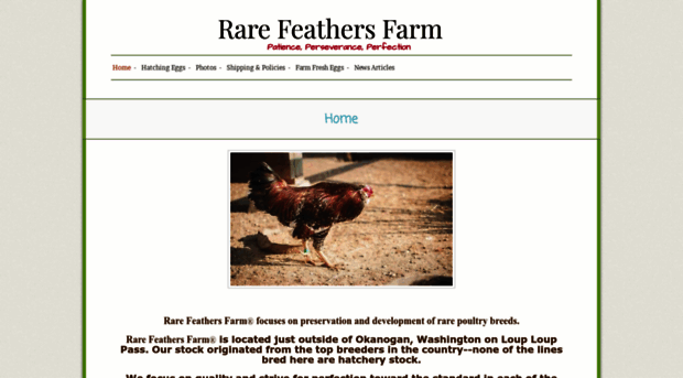 rarefeathersfarm.com