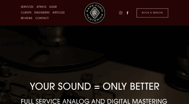 rareformmastering.com