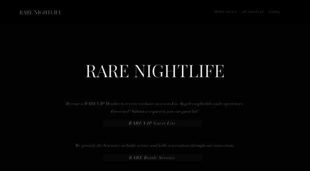 rarenightlife.com