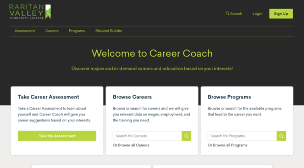 raritanval.emsicareercoach.com