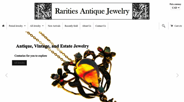 raritiesantiquejewelry.com