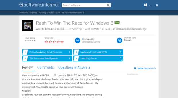 rash-to-win-the-race-for-windows-8.software.informer.com