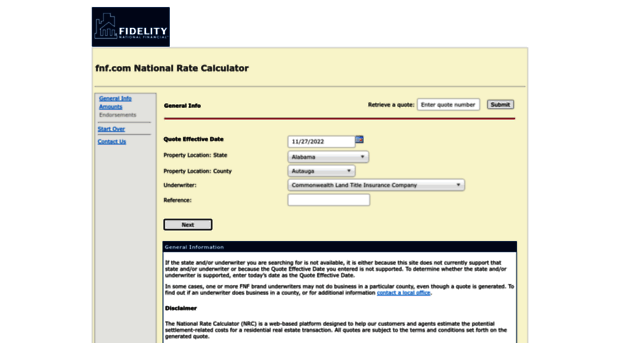 ratecalculator.fnf.com