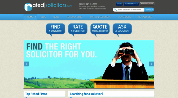 ratedsolicitors.com