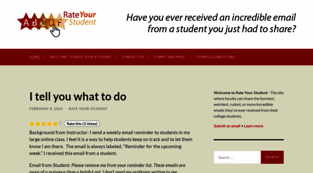 rateyourstudent.com