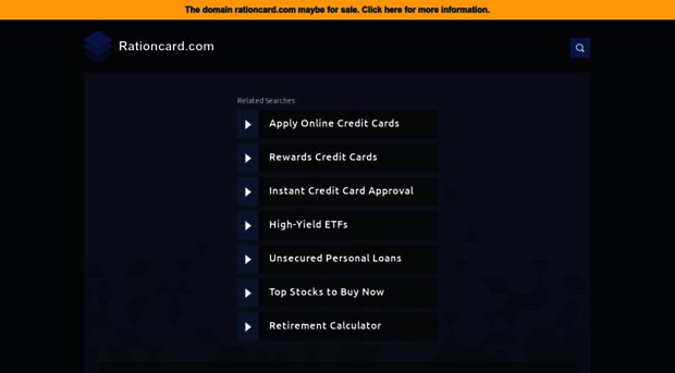 rationcard.com