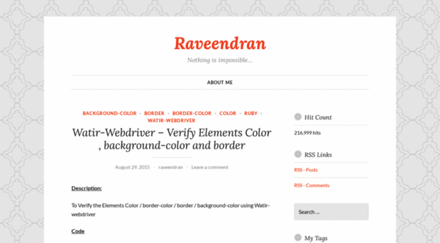 raveendran.wordpress.com
