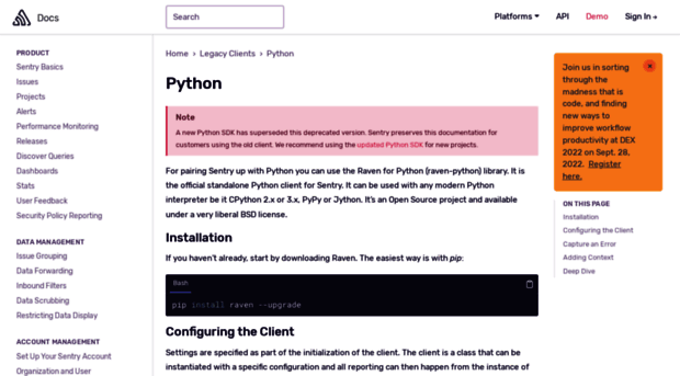 raven.readthedocs.org