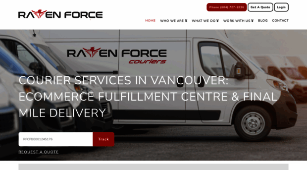 ravenforcecouriers.com