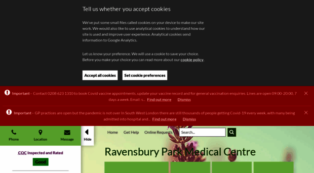 ravensburyparkmedicalcentre.co.uk