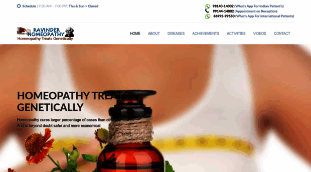 ravinderhomeopathy.com