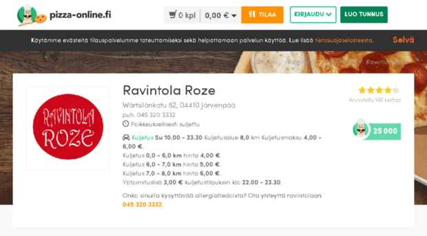 ravintolaroze.pizza-online.fi