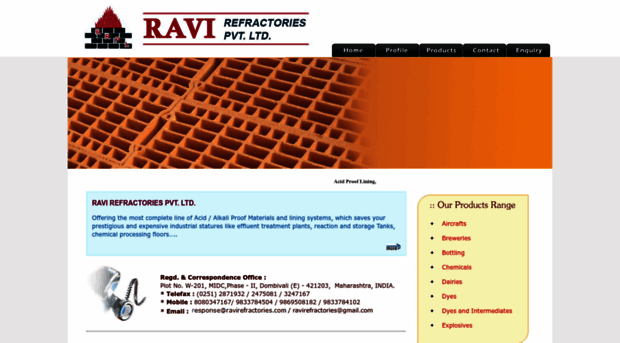 ravirefractories.com