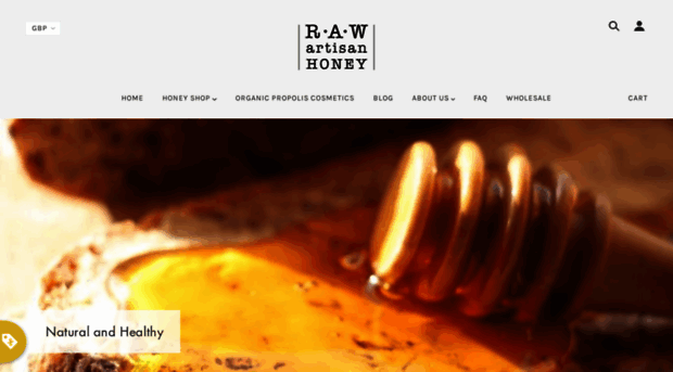 rawartisanhoney.com