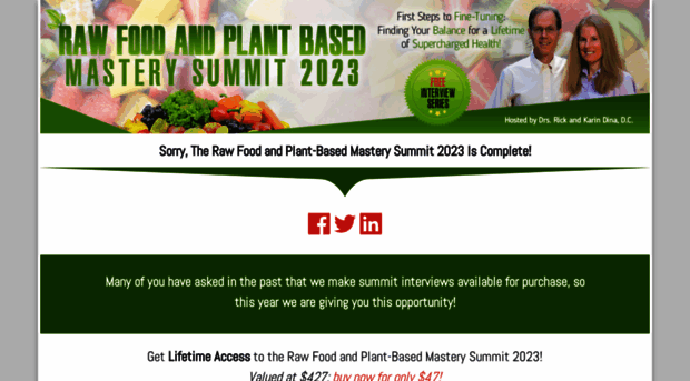 rawfoodmasterysummit.com