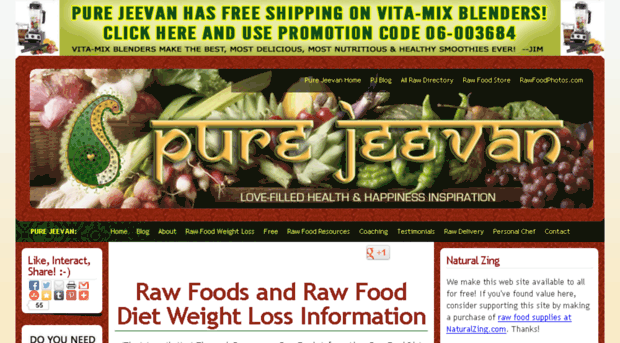 rawfoods.purejeevan.com