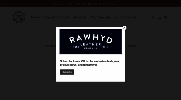 rawhydleather.com