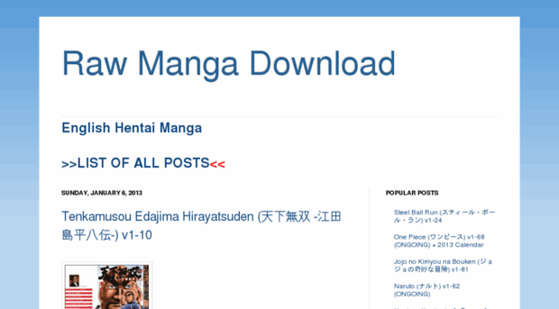 Rawmangaupload Blogspot Com Raw Manga Download Raw Manga Upload Blogspot