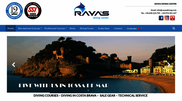 rayasdiving.com