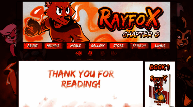 rayfoxthecomic.com