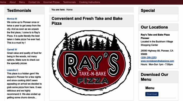 raystakeandbakepizza.com