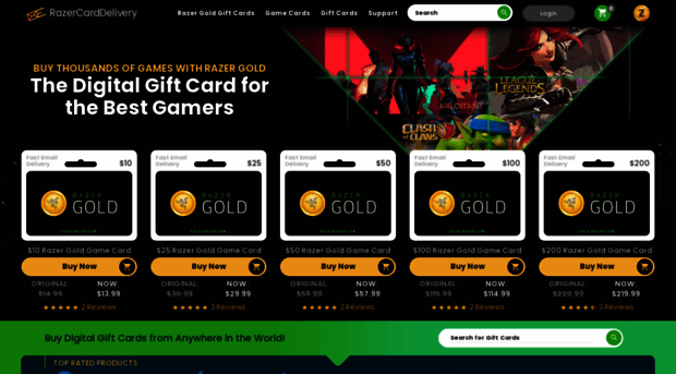 razercarddelivery.com
