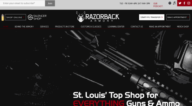 razorbackarmory.com