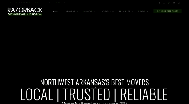 razorbackmoving.com