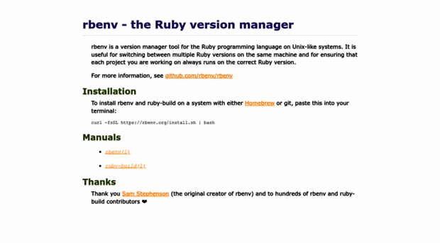 rbenv.org