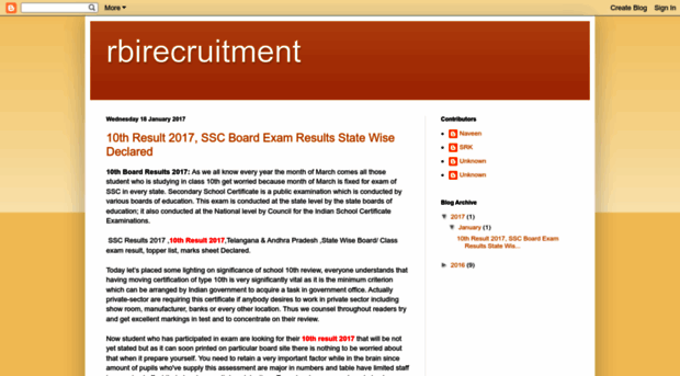 rbirecruitments.blogspot.in