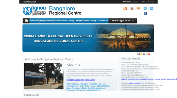 rcbangalore.ignou.ac.in