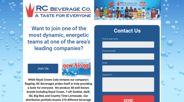 rcbeverage.com