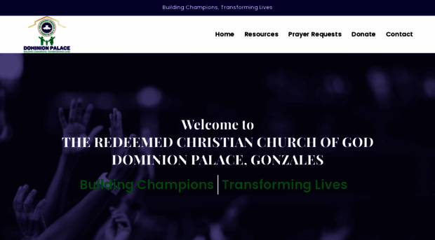 rccgdominionpalace.org