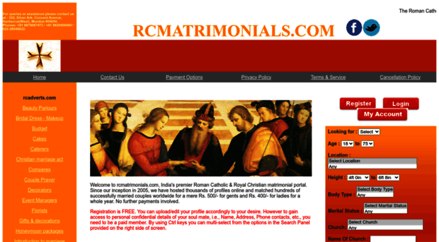 rcmatrimonials.org