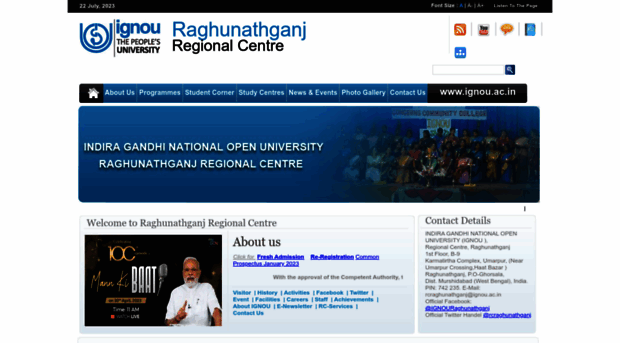 rcraghunathgunj.ignou.ac.in