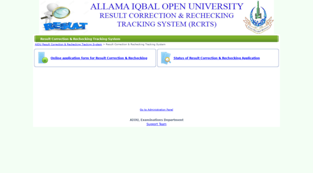 rcrts.aiou.edu.pk