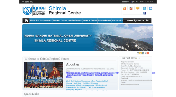 rcshimla.ignou.ac.in